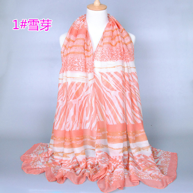 Wholesale leopard viscose scarf fashion