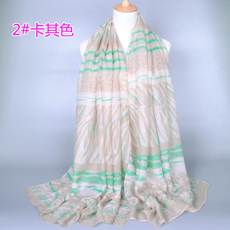 Wholesale leopard viscose scarf fashion