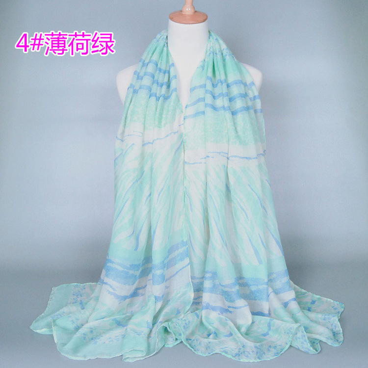 Wholesale leopard viscose scarf fashion