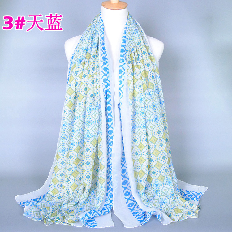 Wholesale women geometric scarf
