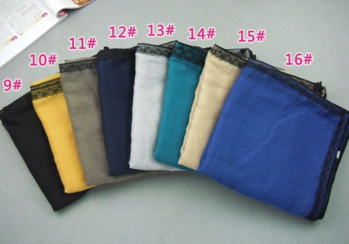 Wholesale lace cotton scarf