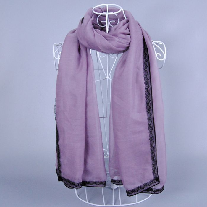 Wholesale lace cotton scarf