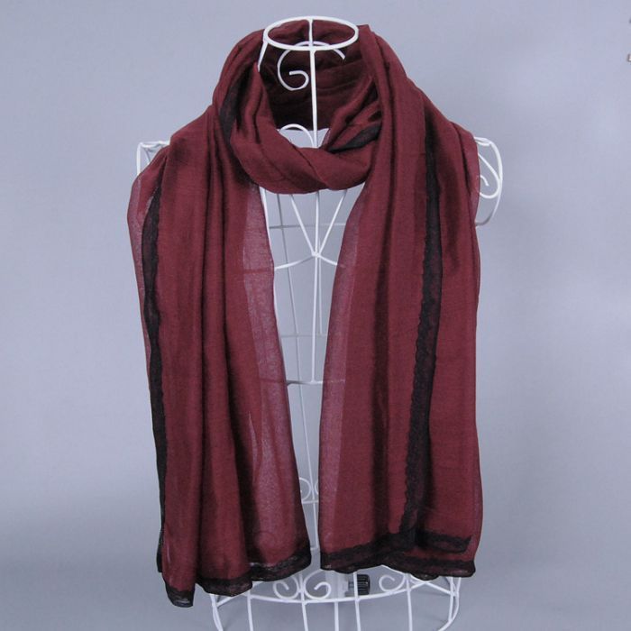 Wholesale lace cotton scarf