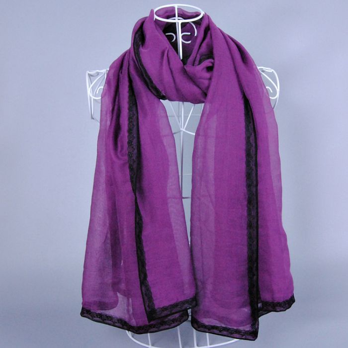 Wholesale lace cotton scarf