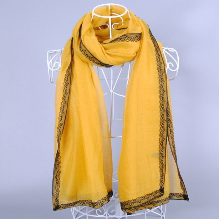 Wholesale lace cotton scarf