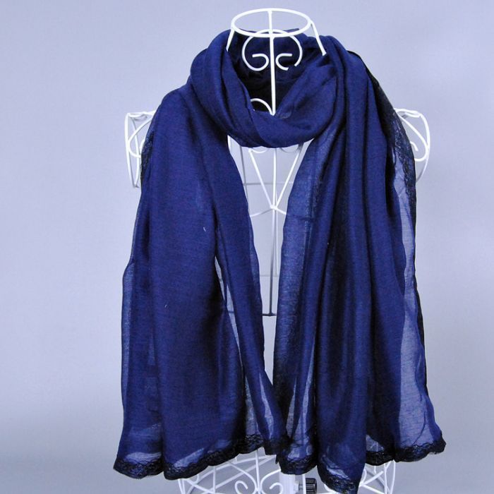 Wholesale lace cotton scarf