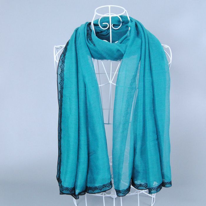Wholesale lace cotton scarf