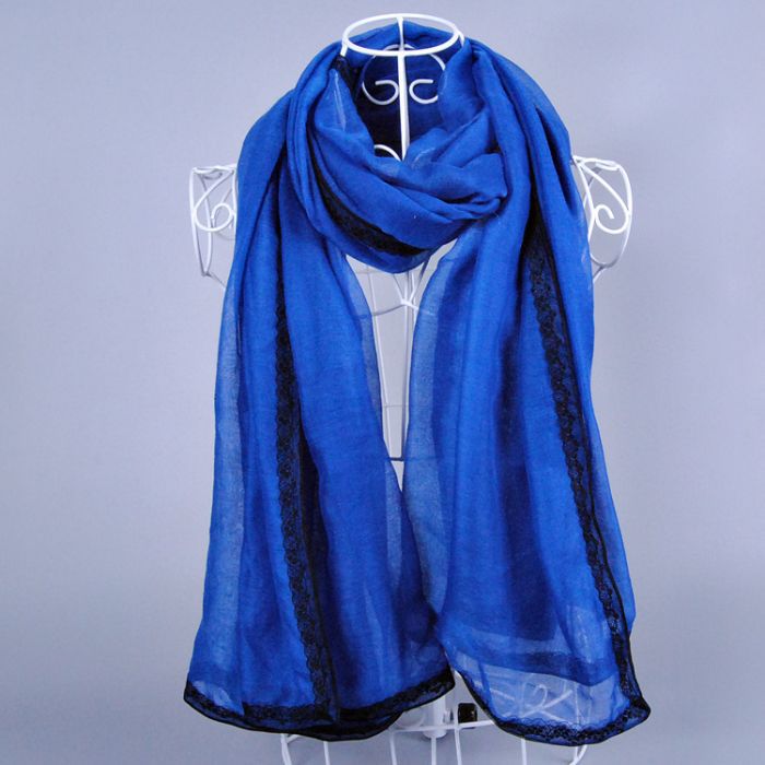 Wholesale lace cotton scarf