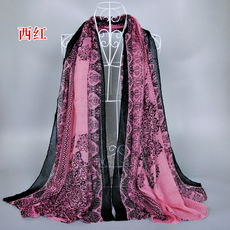 Wholesale viscose vintage soft scarf
