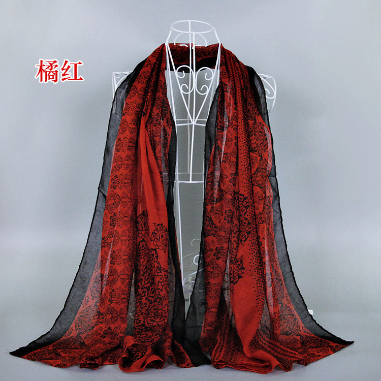 Wholesale viscose vintage soft scarf