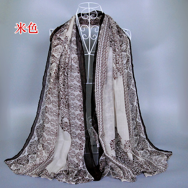 Wholesale viscose vintage soft scarf