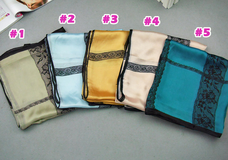 Wholesale lace silk scarf