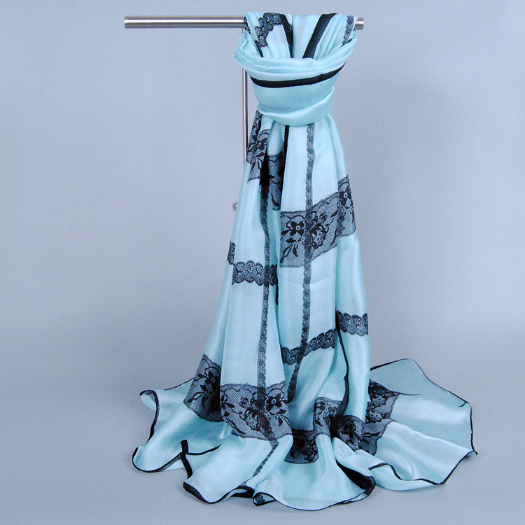 Wholesale lace silk scarf