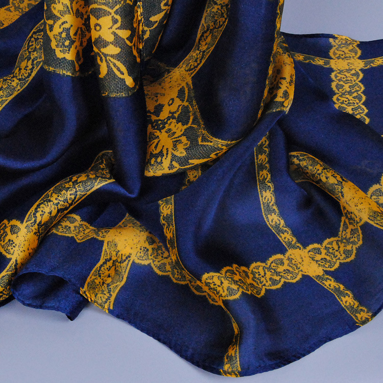 Wholesale lace silk scarf