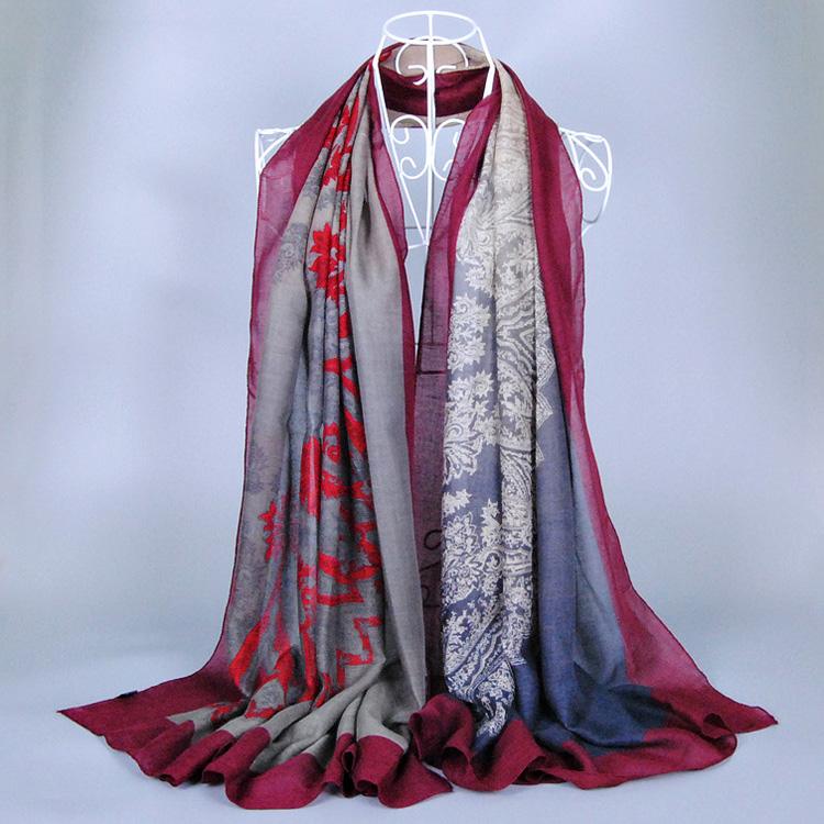 Wholesale viscose printed scarf