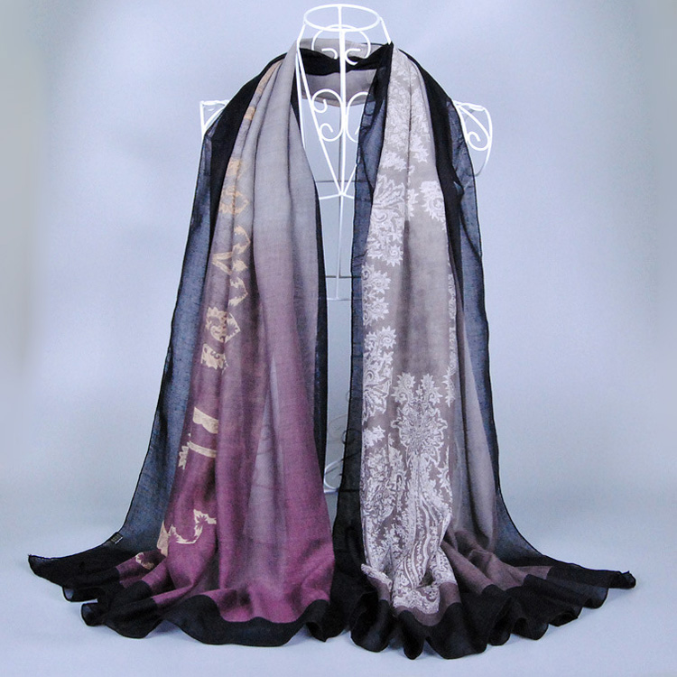 Wholesale viscose printed scarf