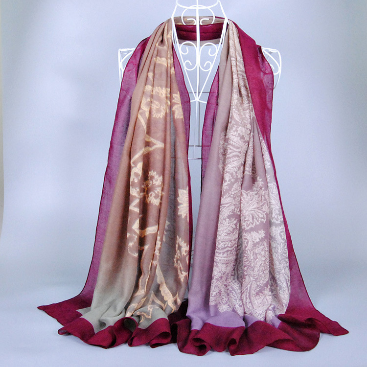 Wholesale viscose printed scarf