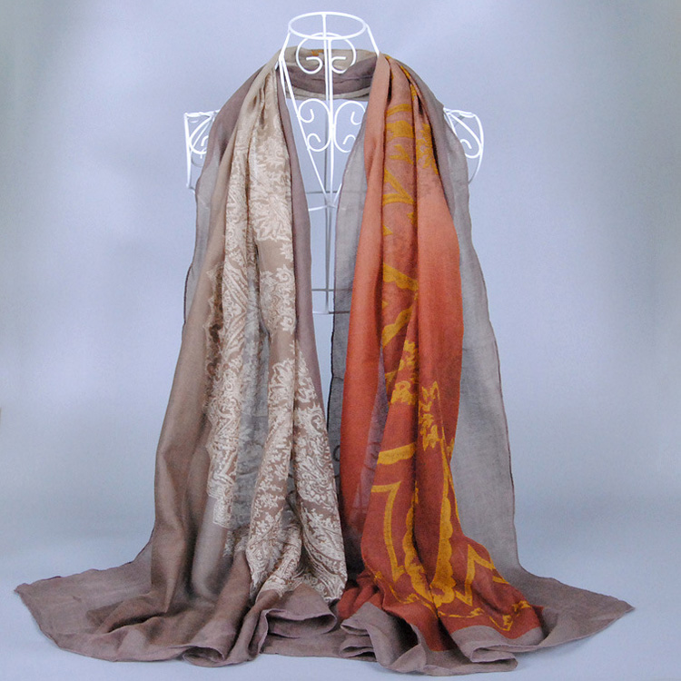 Wholesale viscose printed scarf