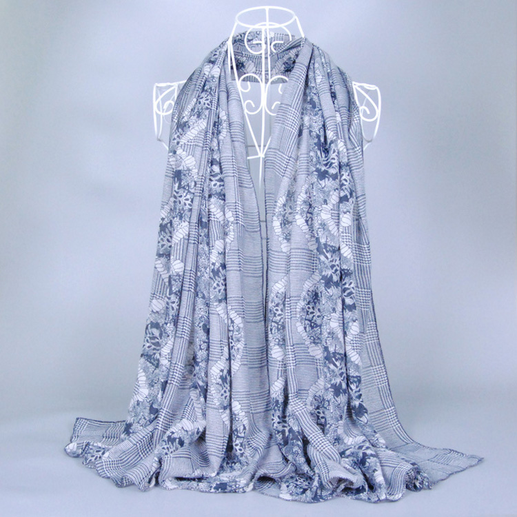 Wholesale cotton twill printed scarf