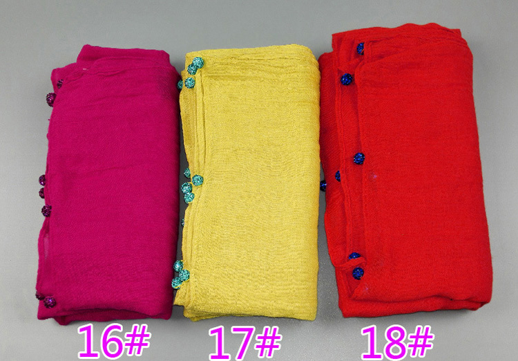 Wholesale pure cotton fashion scarf