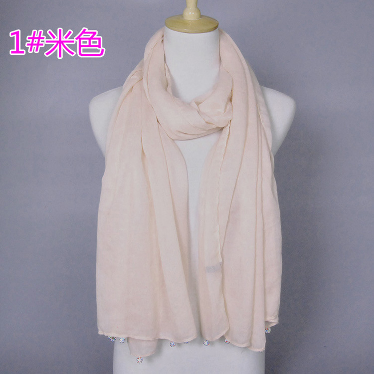 Wholesale pure cotton fashion scarf