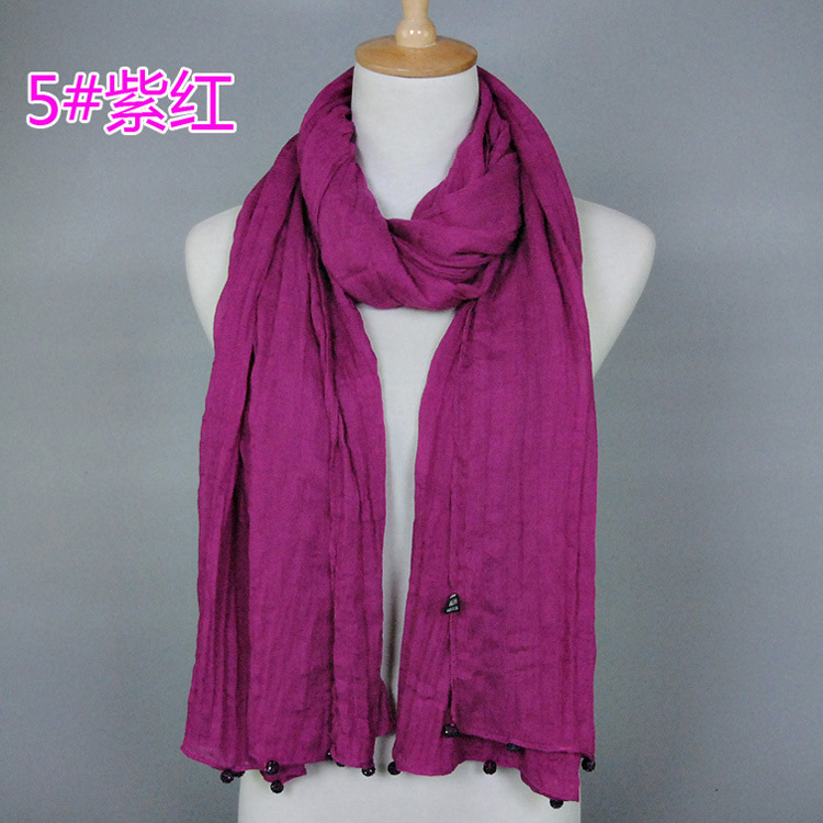 Wholesale pure cotton fashion scarf