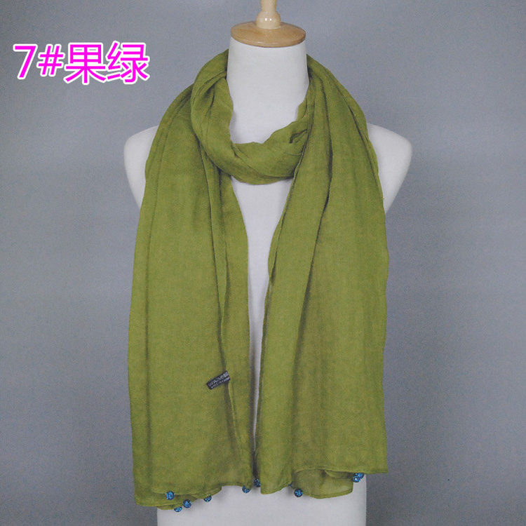 Wholesale pure cotton fashion scarf