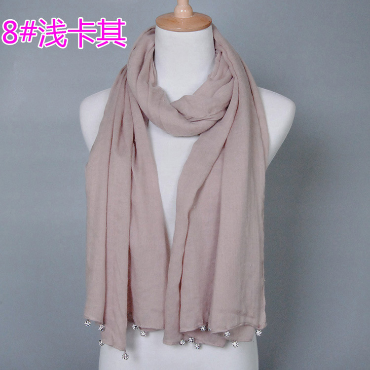 Wholesale pure cotton fashion scarf