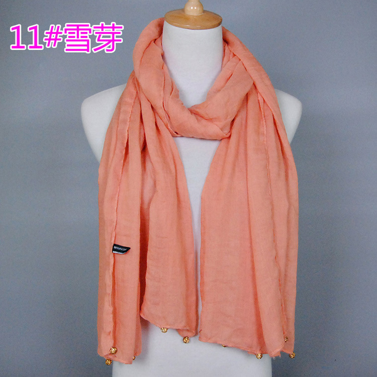 Wholesale pure cotton fashion scarf