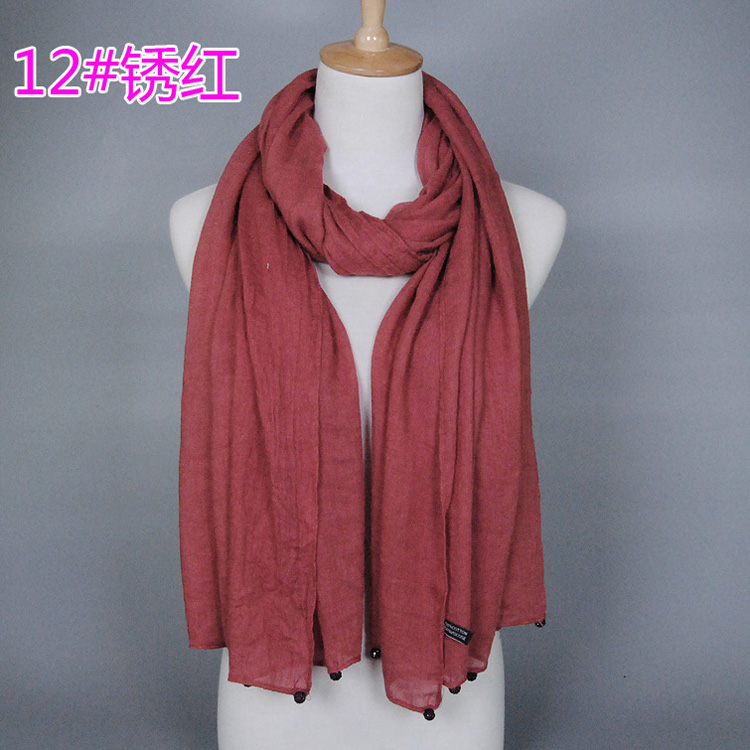 Wholesale pure cotton fashion scarf