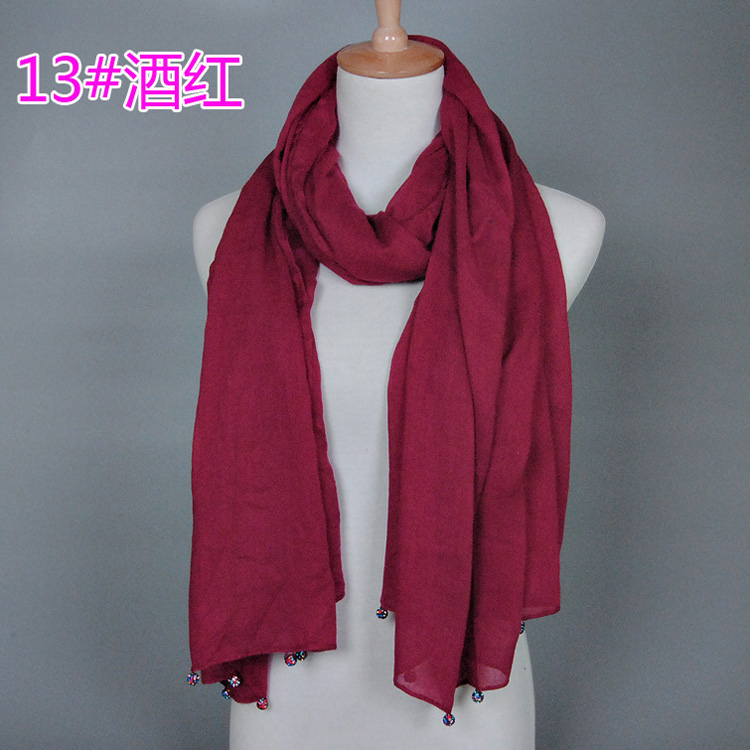 Wholesale pure cotton fashion scarf