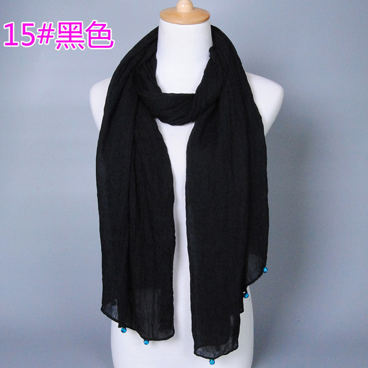 Wholesale pure cotton fashion scarf