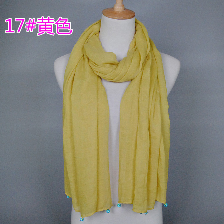 Wholesale pure cotton fashion scarf