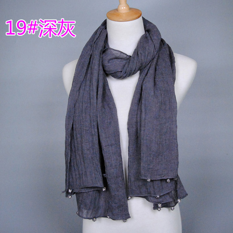Wholesale pure cotton fashion scarf