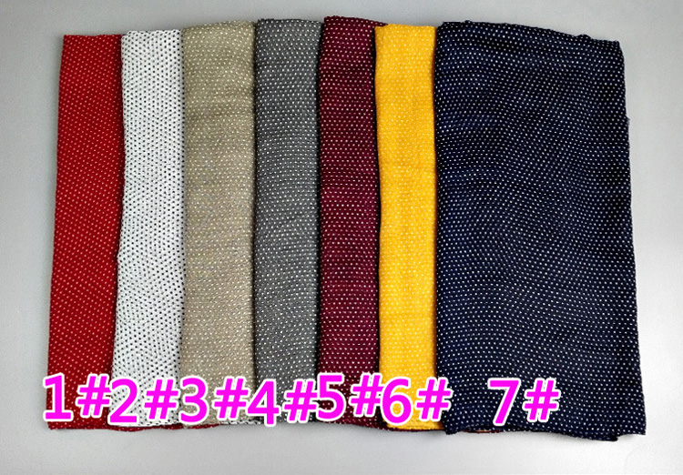 Wholesale polka dot viscose scarf