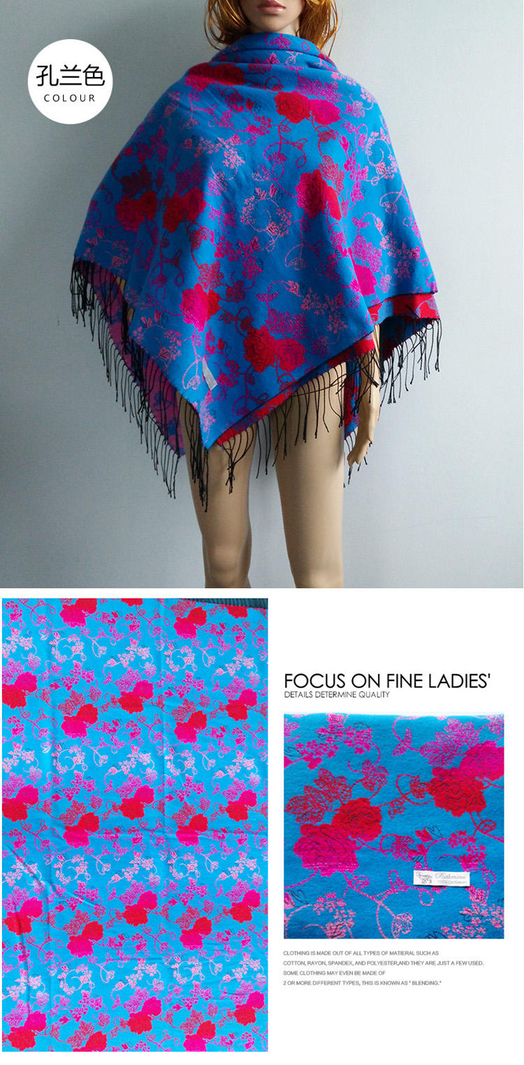 Wholesale polyester winter warm scarf