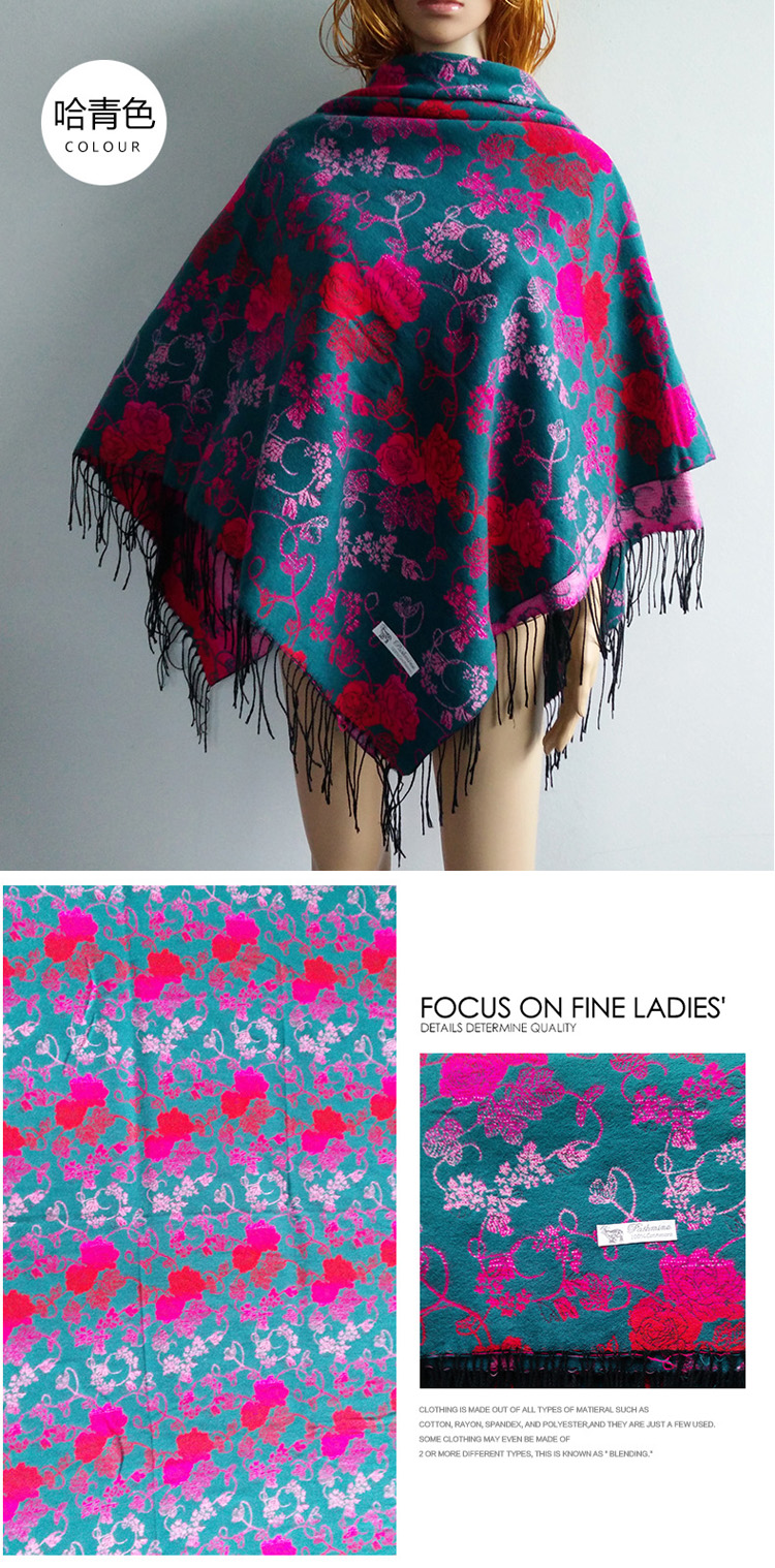 Wholesale polyester winter warm scarf