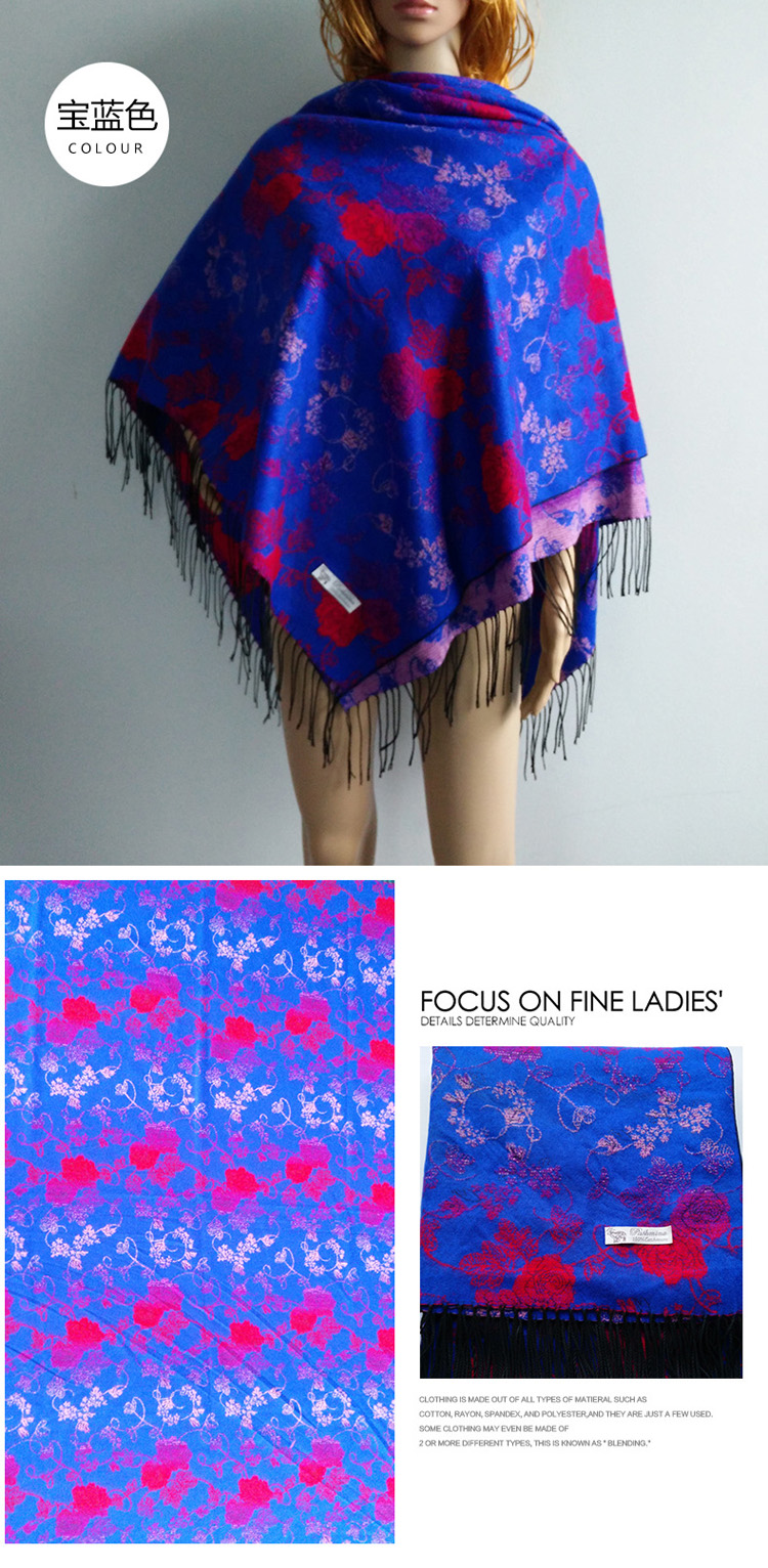 Wholesale polyester winter warm scarf