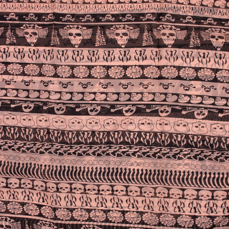 Wholesale skull chiffon scarf