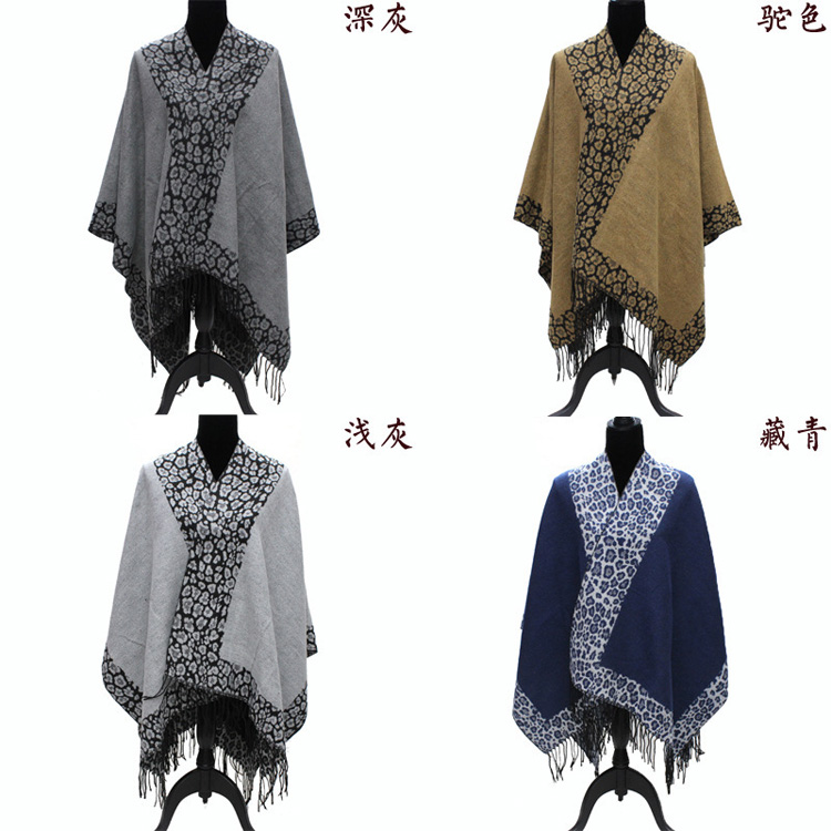 Wholesale leopard cashmere scarf