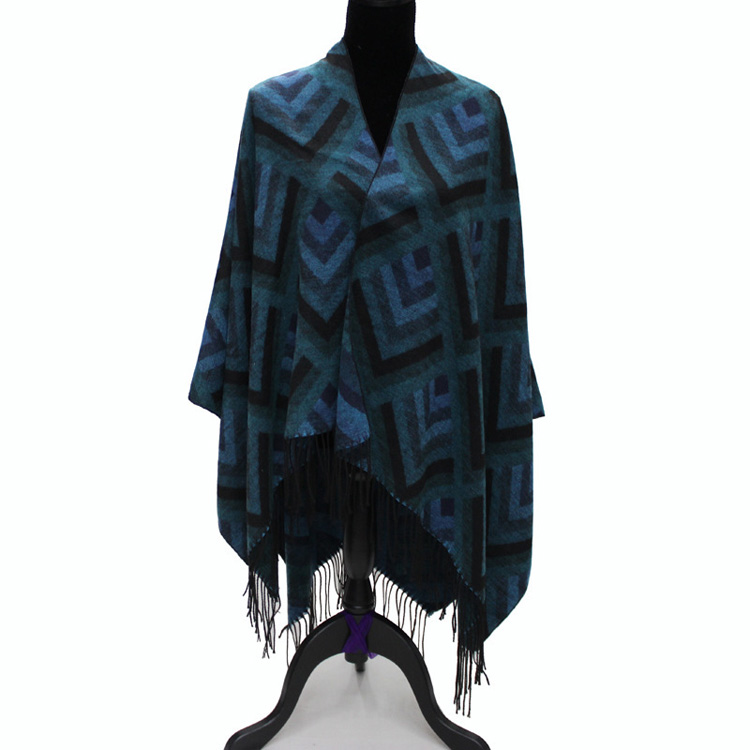 Wholesale fringed wool scarf