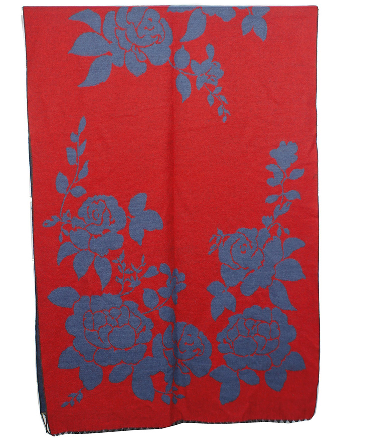 Wholesale rose cashmere scarf