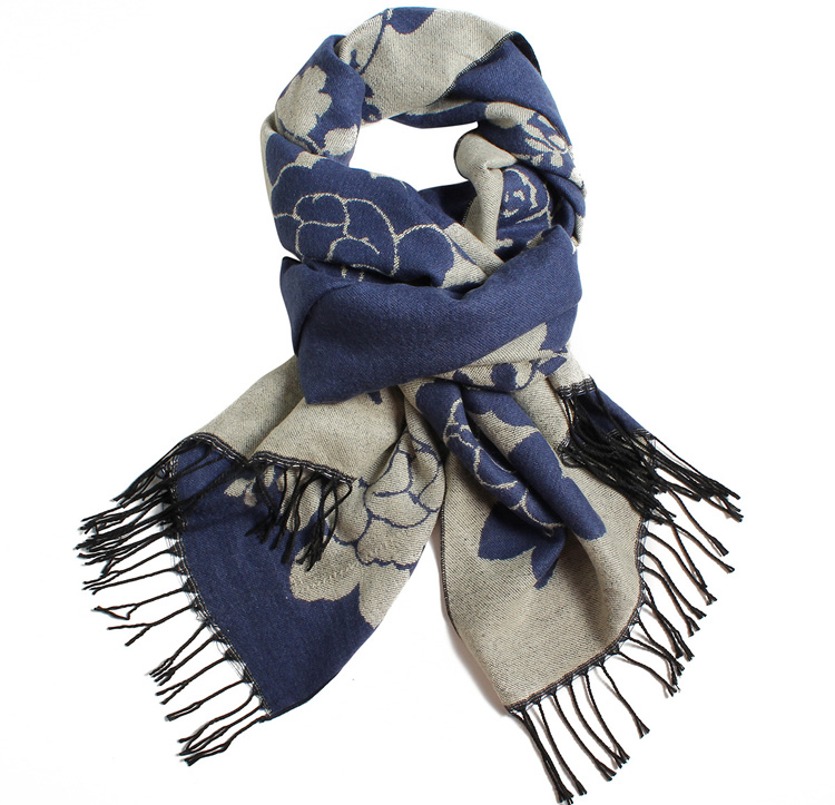 Wholesale rose cashmere scarf
