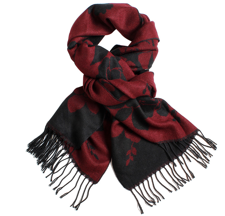Wholesale rose cashmere scarf