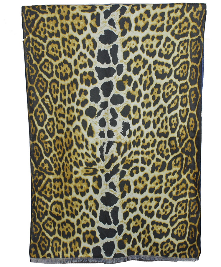 Wholesale cashmere leopard scarf