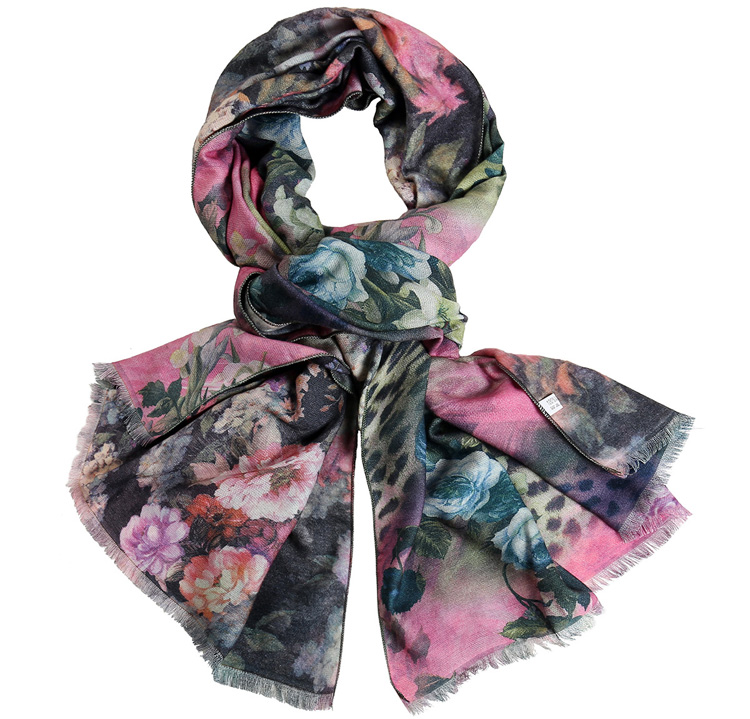Wholesale cashmere printed scarf