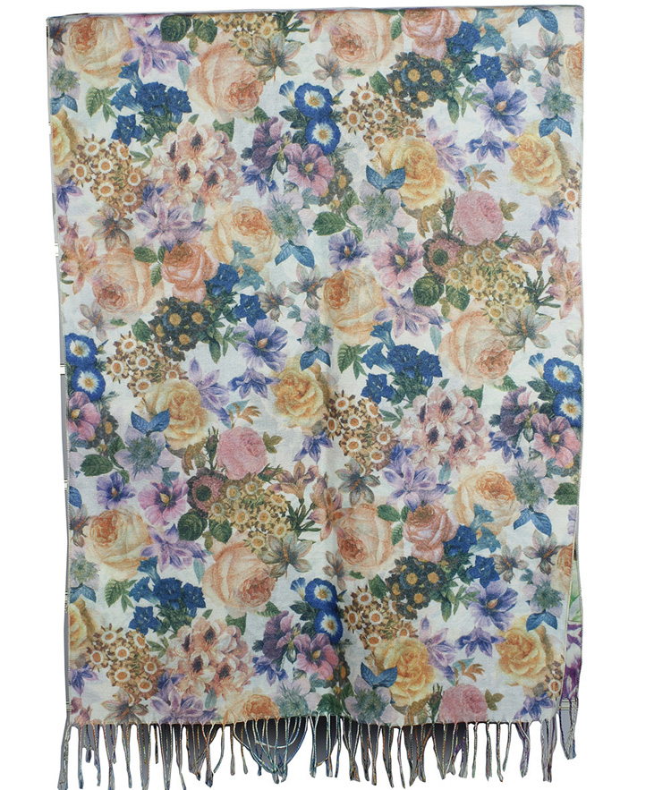 Wholesale cashmere printed scarf