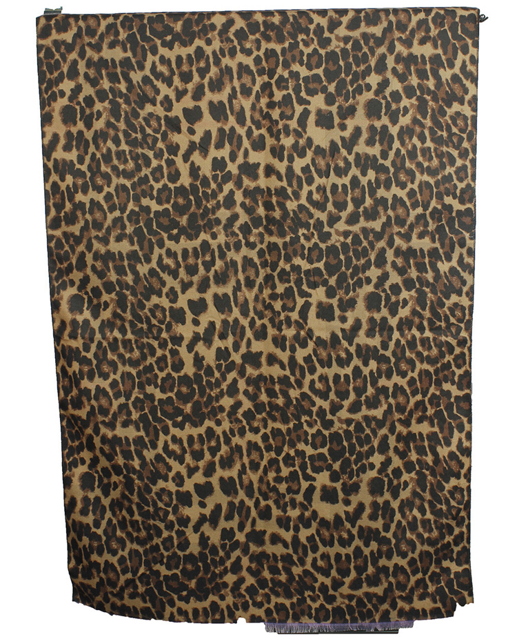 Wholesale cashmere leopard scarf