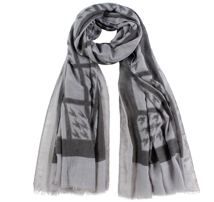 Wholesale polyester houndstooth scarf