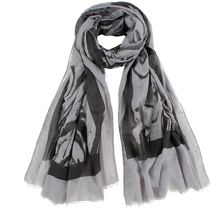 Wholesale graffiti scarf polyester